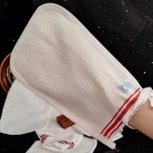 EKER-Banyo Askeri Kese Seti-5'Li Seri-Banyo ve Duş Kesesi-Doğal Özel Dokuma-Standart Kese(VÜCUT PEELİNGİ) - 3