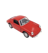 Nostaljik Klasik Metal Çek Bırak Araba Kırmızı Kapılar Açılır ( 1/36 Ölçek ) Mod:5 - 1