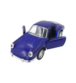 Nostaljik Klasik Metal Çek Bırak Araba Mavi Kapılar Açılır ( 1/36 Ölçek ) Mod:4 - 1