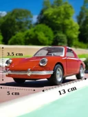 Nostaljik Klasik Metal Çek Bırak Araba Kırmızı Kapılar Açılır ( 1/36 Ölçek ) Mod:5 - 3