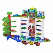 3 Araçlı 5 Katlı Asansörlü Garaj Oyun Seti - 1