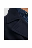 Jack Jones Blucaptaın Wool Pea Coat Erkek Kaşe Kaban 12239479 thumbnail 4