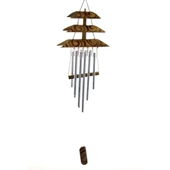 Bambu Metal Çanlı Rüzgar Çanı - 2