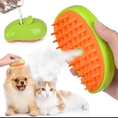 Şarjlı Soğuk Buharlı Kedi Köpek Fırçası Tarağı thumbnail 3