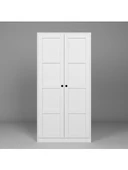 Midoser Lucas 2 Kapaklı Elbise Dolabı Ve Çok Amaçlı Dolap - Mat Beyaz - 4