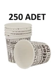 BENCUP Karton Bardak 4oz 200 Adet Türk Kahvesi Için Uygundur. Mini Boydur - 1