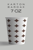 Tusemix Karton Bardak 7 Oz Kullan At Bardak Sızdırmaz 200 Adet 50x4 - 1