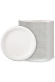 TUSEMİX 33/A Köpük Tabak 50 Adet 17 cm çap - 1