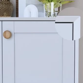 Midoser Natura Kapaklı Aynasız Bohem Ayaklı Konsol Beyaz 180 Cm. - 7