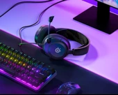 SteelSeries Arctis Nova 1 Siyah Kablolu Mikrofonlu Kulak Üstü Oyuncu Kulaklığı - Outlet thumbnail 3