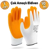 Genel İş Eldiveni İnşaat Sanayi Bahçe Paketleme Makine Ambalaj Eldiveni Eldiven 10 XL (1 ÇİFT) - 1