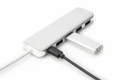 DIGITUS DA-70242-1 USB3.0  4'lü HUB,MAC+WIN,ALİMİN - 8
