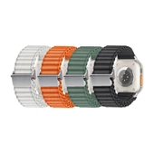 Apple Watch 10 46mm Redclick KRD-123 Naylon Kumaş Hasır Örgülü Kordon - 4