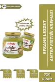Kahvaltılık Sürülebilir Doğal Katkısız 320gr Özel Üretim Antep Fıstığı Kreması - 1