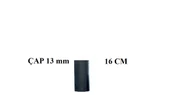 Soba Borusu Mat Siyah 16 Cm - 1
