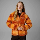 Ellesse Fermuarlı Kapüşonlu Kadın Turuncu Ceket EF162 thumbnail 4