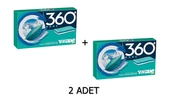 Vivident 360 Nane Aromalı Şekersiz-Tatlandırıcılı Şerit Sakız 33g (2 ADET) - 1