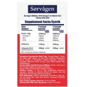 Sorvagen Smart Sitikolin DHA Omega 3 Ve B12 30 Kapsül - 2