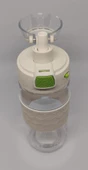 Shotay ST-7202 600ML Tritan Beyaz Şeffaf Matara Taşıma Aparatlı - 4