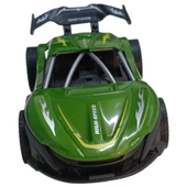 Sürtmeli Yarış Arabası - Yeşil thumbnail 3