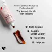 Docho Kedi Tüy Yumağı Önleyici Malt 100 gr ve Kediler Için Tüy Sağlığı Destekleyici Damla 50 ml Seti - 3