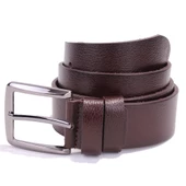 Dagoster DMK26-467DG Kahve 4 cm Hakiki Deri Erkek Kemer - 1