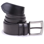 Dagoster DMK26-459 Siyah 4.5 cm Suni Deri Erkek Kemer - 4