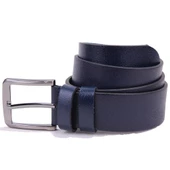 Dagoster DMK26-467DG Lacivert 4 cm Hakiki Deri Erkek Kemer - 1