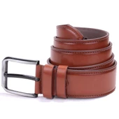 Dagoster DMK26-460 Taba 4.5 cm Suni Deri Erkek Kemer - 1