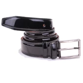 Dagoster DMK26-306DG Siyah Rugan 3,5 cm Hakiki Deri Erkek Kemer - 2