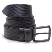 Dagoster DMK26-353 Siyah 4 cm Suni Deri Erkek Kemer - 4