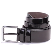 Dagoster DMK26-456 Siyah Rugan 4.5 cm Suni Deri Erkek Kemer - 3