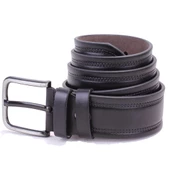 Dagoster DMK26-452 Siyah 4.5 cm Suni Deri Erkek Kemer - 3