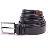 Dagoster DMK26-306DG Siyah 3,5 cm Hakiki Deri Erkek Kemer - 1