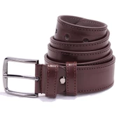 Dagoster DMK26-354 Kahve 4 cm Suni Deri Erkek Kemer - 3