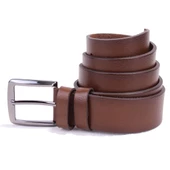 Dagoster DMK26-463DG Açık Kahve 4.5 cm Hakiki Deri Erkek Kemer thumbnail 1