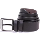 Dagoster DMK26-456 Siyah 4.5 cm Suni Deri Erkek Kemer - 3