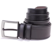 Dagoster DMK26-459 Siyah 4.5 cm Suni Deri Erkek Kemer - 3