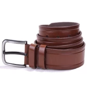 Dagoster DMK26-454 Taba 4.5 cm Suni Deri Erkek Kemer - 3