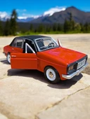 Metal Çek Bırak Anadol Araba Kırmızı Sesli ve Işıklı ( 1/36 Ölçek ) - 1