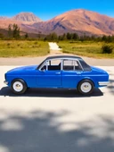 Metal Çek Bırak Anadol Araba Mavi Sesli ve Işıklı ( 1/36 Ölçek ) - 3