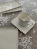 New Bone  Porselen Gold Yaldızlı 32 Parça Kahvaltı Takımı fk.121 - 3