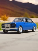 Metal Çek Bırak Anadol Araba Mavi Sesli ve Işıklı ( 1/36 Ölçek ) - 4