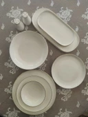 New Bone Porselen Gold Yaldızlı 30 Parça Yemek Takımı fk.118 - 6
