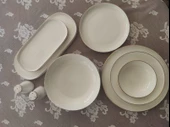 New Bone Porselen Gold Yaldızlı 30 Parça Yemek Takımı fk.118 - 5
