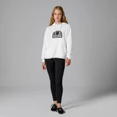 Ellesse Kapüşonlu Kadın Beyaz Sweat EF201 - 6