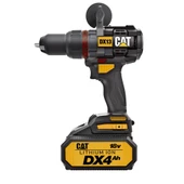 CAT DX13.1 18Volt/4.0Ah Li-ion 80Nm. Çift Akülü Kömürsüz Profesyonel Şarjlı Darbeli Matkap thumbnail 2