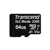 TRANSCEND 64GB Industrial Temp SDHC microSD Hafiza Karti - 1