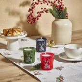 Selka Home 3'lü Christmas Geyik Tasarım Cam Kokulu Candle Mum 110 gr - 2