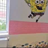 Renkli Duvarlar 70x77cm 1 Adet Tren Bulut Bebek Odası Kreş Kendinden Yapışkanlı 3D Dekoratif Duvar Paneli KağıdıNW30 thumbnail 5